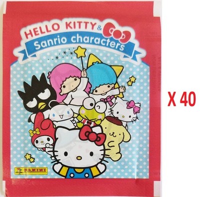 Hello Kitty & Sanrio Characters Lotto 40 Bustine Figurines Panini