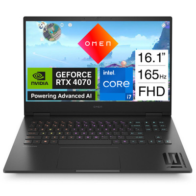 HP OMEN 16 Gaming Laptop RTX 4070 i7-14700HX 16GB 1TB SSD 16'' 165Hz RGB Backlit