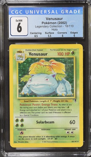 Venusaur graded CGC 6 for sale on eBay