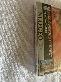 Mint Brand New Sealed World Heroes Perfect For English Neo Geo Cd