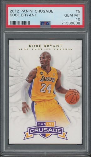 2012 Panini Crusade #5 Kobe Bryant Gem Mint PSA 10