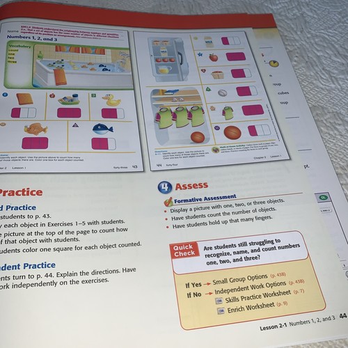 CALIFORNIA MATHEMATICS TEACHER EDITION KLASSE K Homeschool Kindergarten Fähigkeiten - Bild 8 von 9