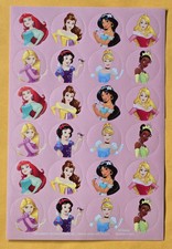 Disney Princess Sticker Single Sheet