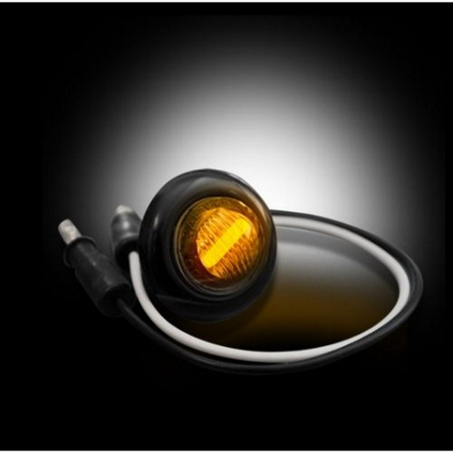 Recon Air Dam Light Kit Front Lower w/Smoked Lens & Black Bezel Amber Universal - Picture 2 of 3