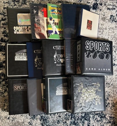 Lot (14) Binders w/9-Pocket Pages - Sports Card Album Ultra Pro + Others
