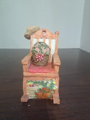 Hermitage Pottery Rocking Chair Storage Box
