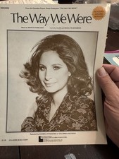 M 73 BARBRA STREISAND Sheet Music from THE WAY WE WERE title Song