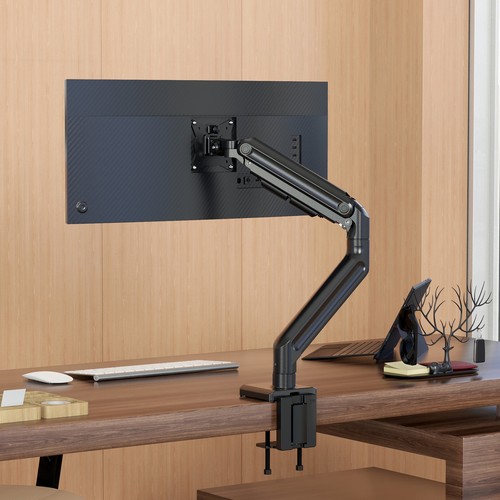 Monitor Gasdruck Tisch Halterung Monitorarm Alu bis 20 kg 42 Zoll hjh OFFICE - Afbeelding 5 van 6