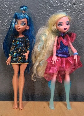 lot of  2 Monster High doll 3G Cleo De Nil , Lagoona Blue 