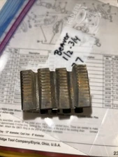 VINTAGE TOLEDO BEAVER PIPE DIES, A-8-77. 1/2-3/4” NPT