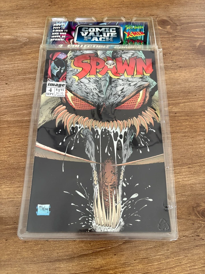 Marvel Image Comic Value Pack SELLADO Pitt 1 2 / X-Men 1 / Spawn 4 1 J339 Foto 2 de 2