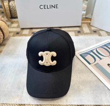 CELINE Triomphe Triumphal Arch Embroidered Baseball Cap