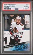 2020-21 Upper Deck French #491 Brandon Hagel YG PSA 10 Gem Mint