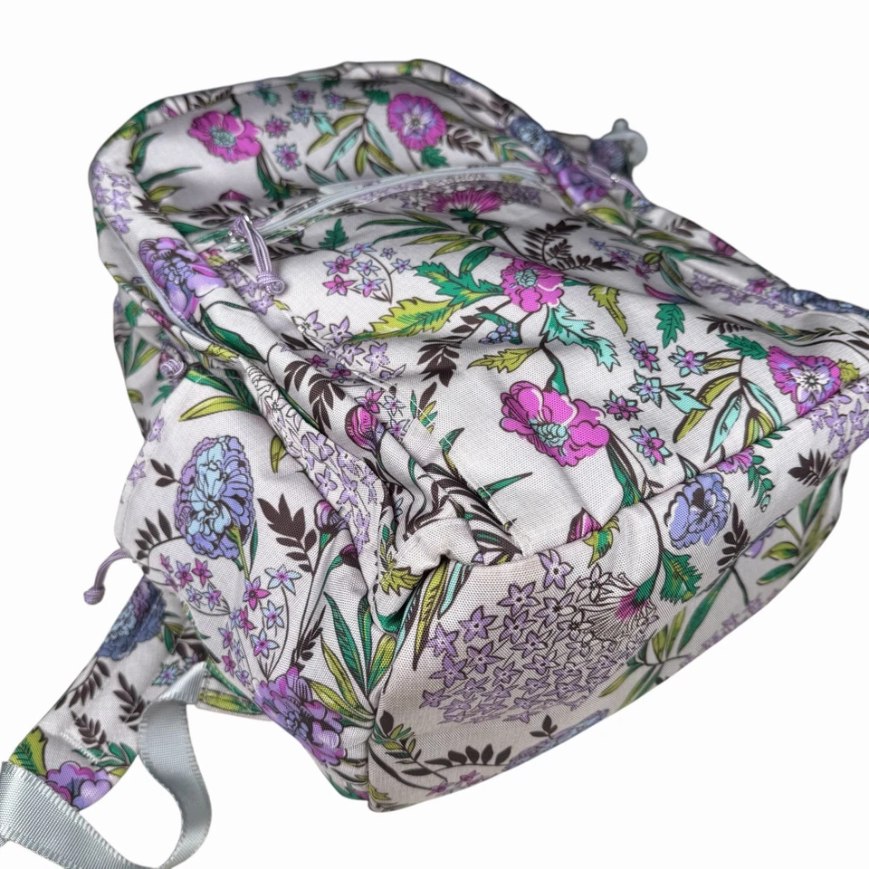 Vera Bradley Lighten Up Grand Large Backpack - Lavender Botanical - Image 2 of 4