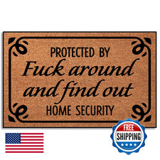 Alfombra de puerta perfil de seguridad para el hogar Wulidrom protegida por Fuck Around y descubre