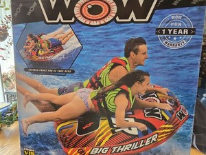 Brand New WOW Big Thriller 1-2 Person  Inflatable Boat Tube