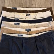  6 Polo Ralph Lauren Khaki Chino Pants Men's 52Bx30 Preppy Big Casual