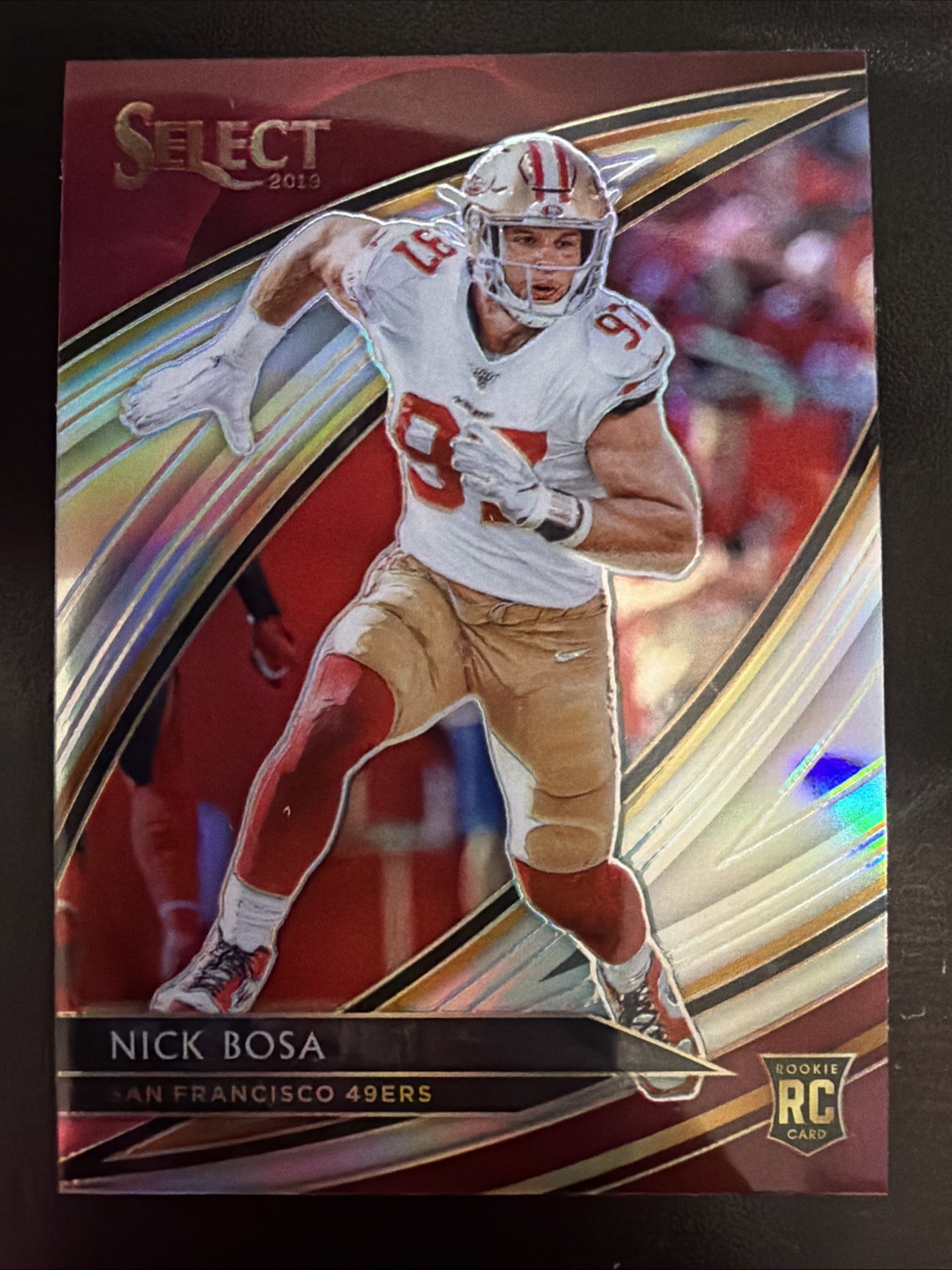 2019 Panini Select Nick Bosa Field Level Silver Prizm #250 Rookie Card RC 49ers