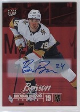 2024 Fleer Ultra Rookies Red Rainbow Foil 37/50 Brendan Brisson #249 Auto 12ll