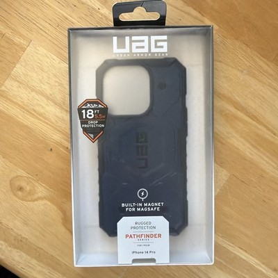Urban Armor Gear UAG Pathfinder Magsafe Case for iPhone 14 Pro (6.1'') Blue Black