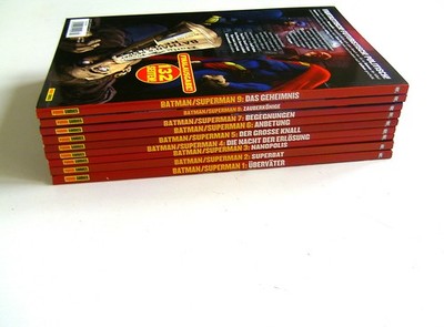 BATMAN SUPERMAN Sonderband - 1 2 3 4 5 6 7 8 9 komplett - Paperback PANINI 2009