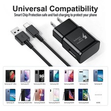 Type C Charger 2-Pack 25W Type C Fast Charging Block with 6Ft USB C Charger Cabl