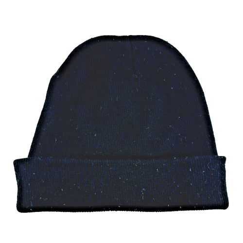 Adult BACKWOODS KNIT BEANIE Black - OSFM - Stretch - Picture 2 of 2