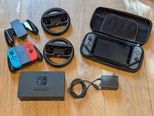 Nintendo Switch 32GB Gray Console with Neon Red and Neon Blue Joy-Con