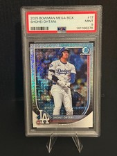 2025 BOWMAN MEGA BOX CHROME #17 SHOHEI OHTANI PSA 9
