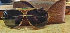 Remington Shooting Glasses with case never used Vintage