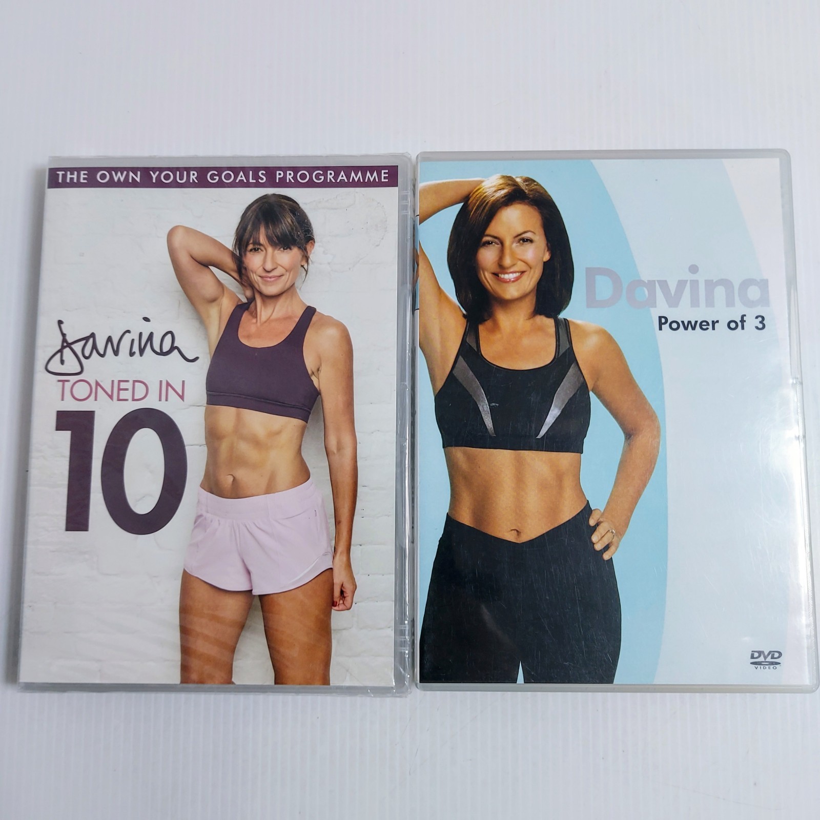 Davina Fitness DVD Bundle Toned In 10 Power Of 3 Workout Exercise DVDs