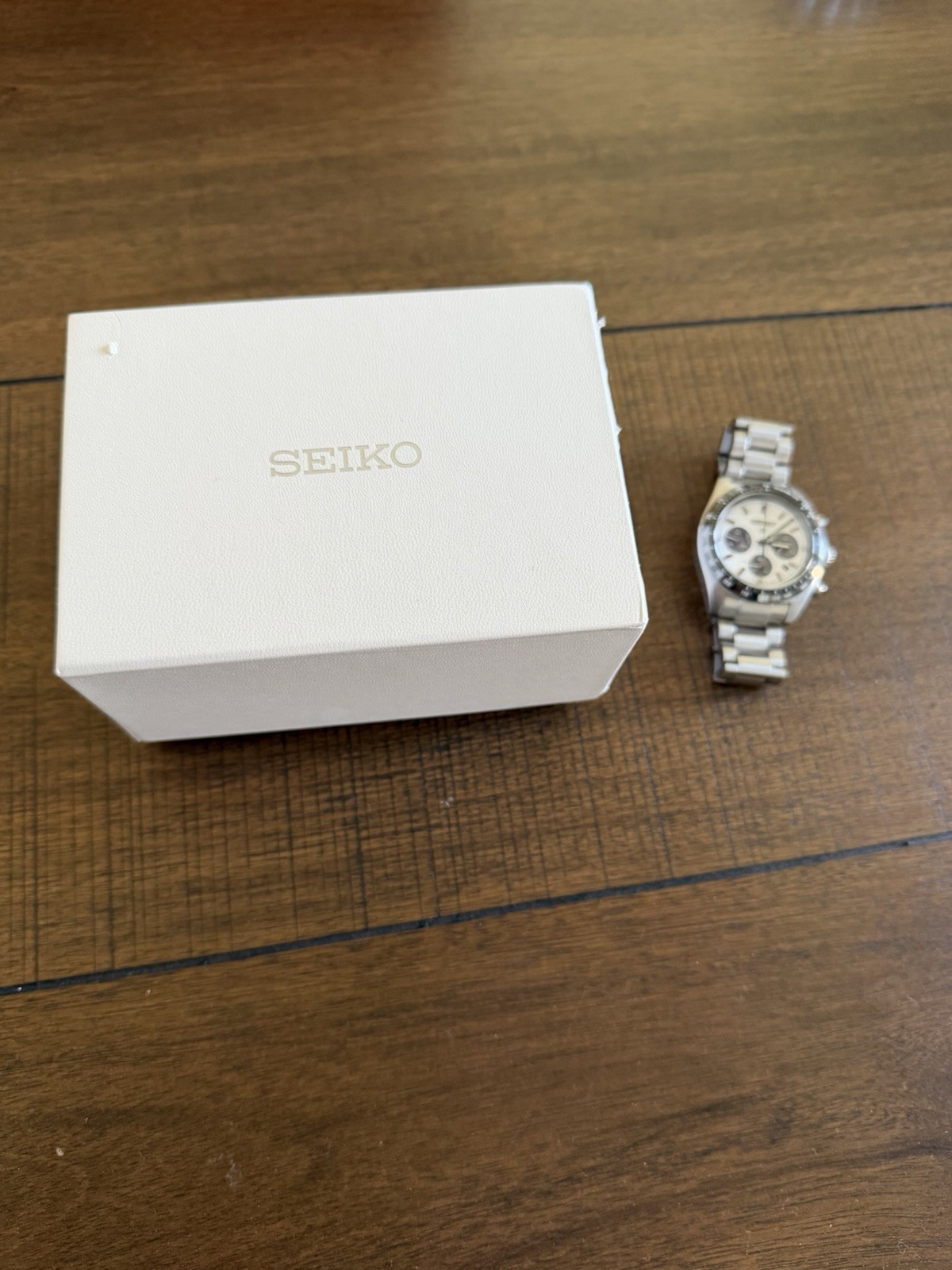 Seiko Prospex Speedtimer White Dial Stainless Ste… - image 5
