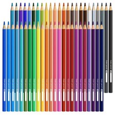 Ergonomic 48-Color Polychromos Pencils - Break-Resistant & Ideal for Artists