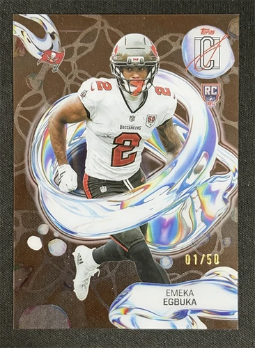 2025 Topps Signature Emeka Egbuka Orange (RAW)