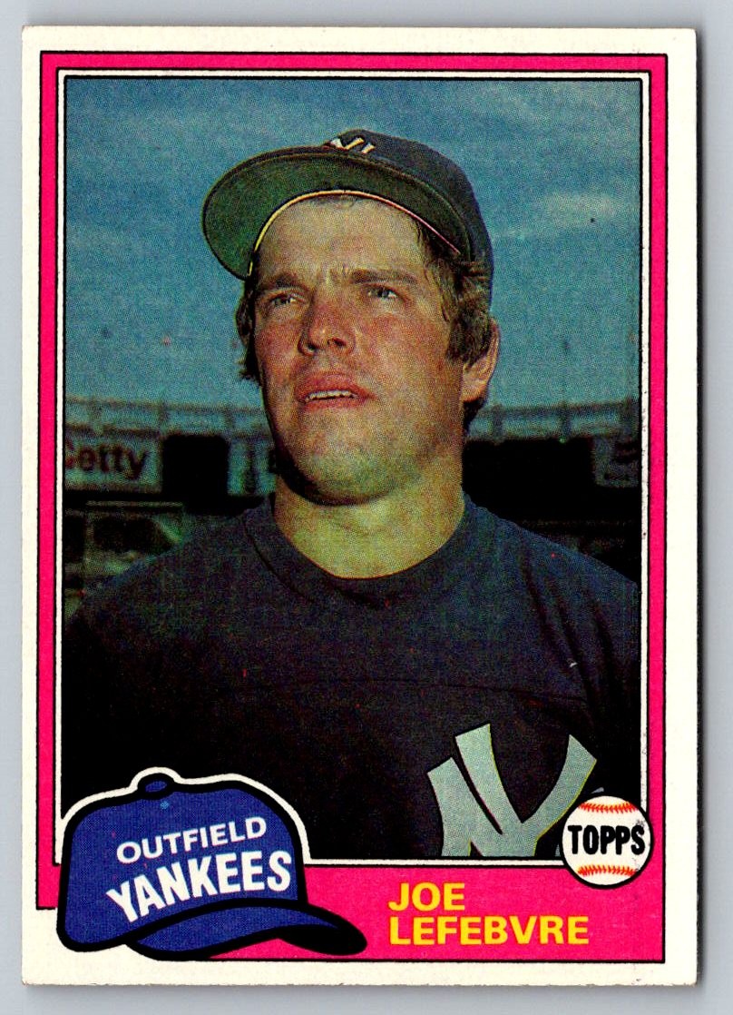 1981 Topps #88 Joe Lefebvre