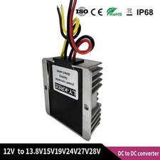 DC Boost Converter 12V to 13.8V 15V 19V 24V 27V 28V 10A 15A Durable Power Module