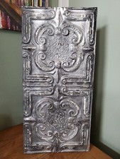 Ancien patch plafond étain pour artisanat travail décoration maison 24"x11"