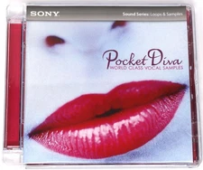 Sony Sound Series Pocket Diva World Class Vocal Samples Loops/Sampling CD