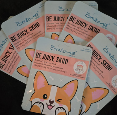 The Crème Shop Animal Masks Face Mask Sheet with Niacinamide, Cruelty-Free