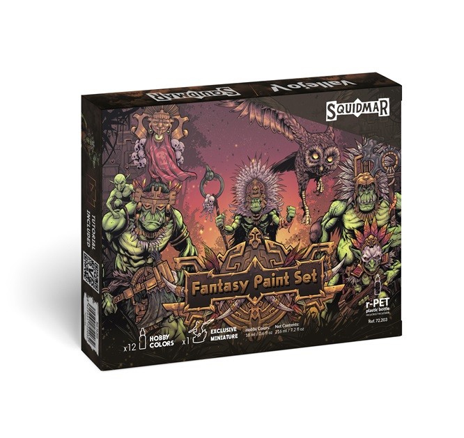Vallejo 72.203 - Fantasy Paint Set, 12 X 18 Ml - New