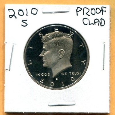 Gem 2010-S Proof Copper-Nickel Clad Kennedy Half Dollar - Free Shipping