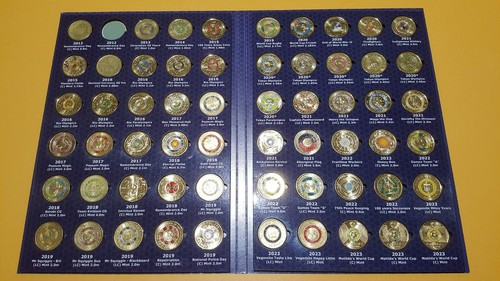 2012-2023 $2 Dollar Coin Collection. 59 Coins in Folder (NO Red Poppy). - Picture 11 of 11