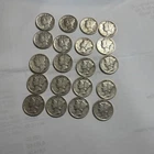 Mercury or liberty Dimes, SILVER 20 of them, Dates 1935 to 1944 1.8 oz silver