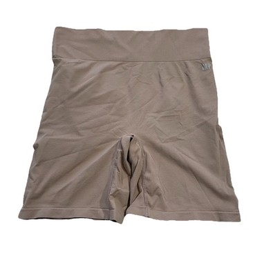 Gapbody Womens Shaping Mid Thigh Shaper Shorts Seamless Size L Beige