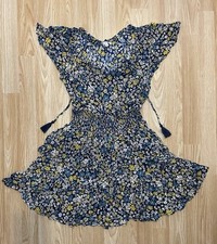 Women Summer Dress V Neck Loose Dresses Floral Seaside Holiday