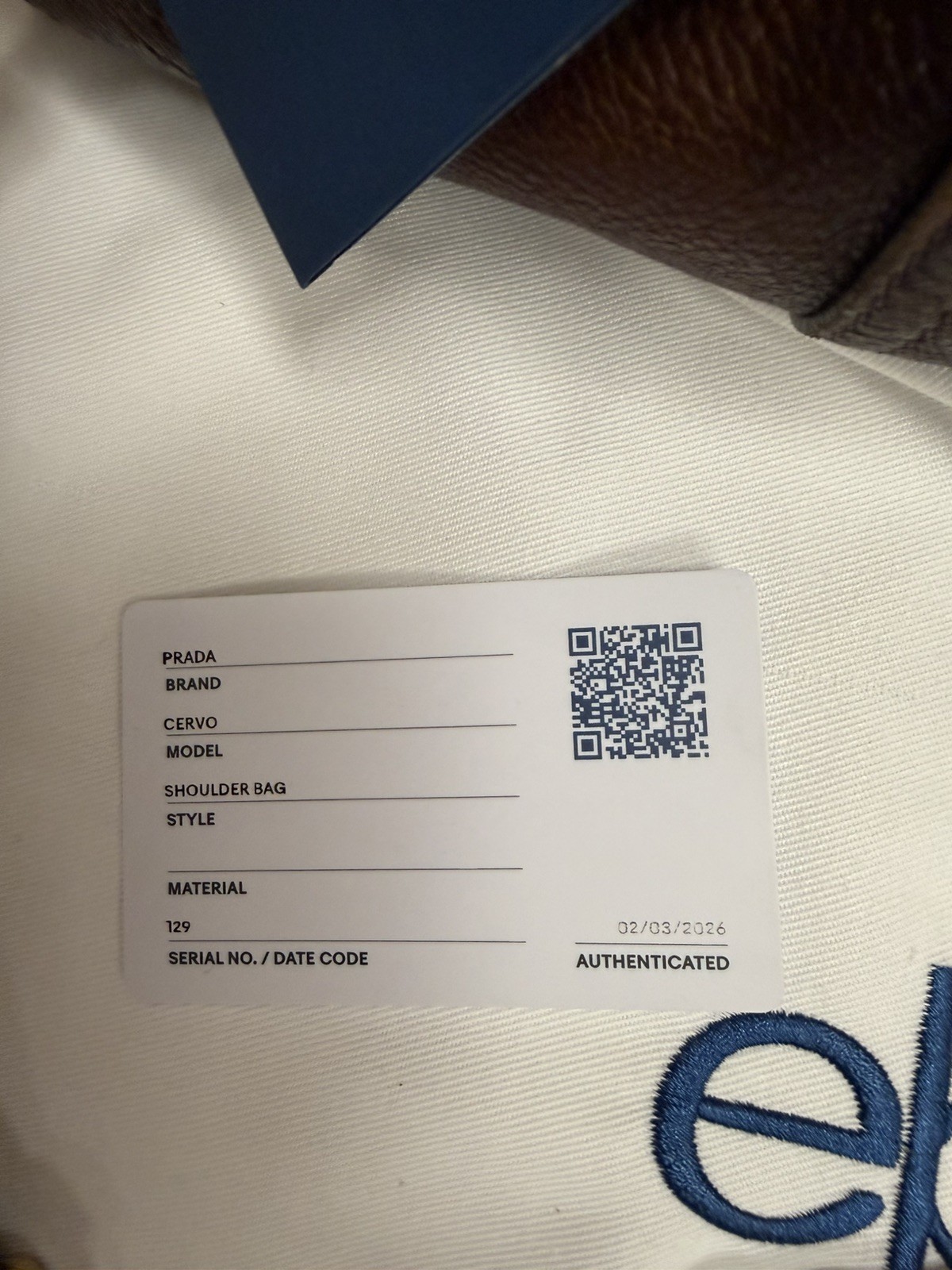 PRADA Cervo Antik Deerskin Satchel Crossbody Handbag thumbnail 7