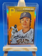JI Hwan Bae (RC) 2023 Topps Chrome Platinum  Rose Gold  # 71/75 - Pirates