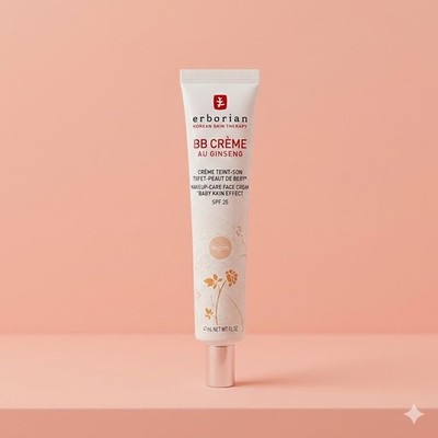 Erborian BB Cream Au Ginseng 40ml SPF20 Vegan - Hydrating Coverage Duo