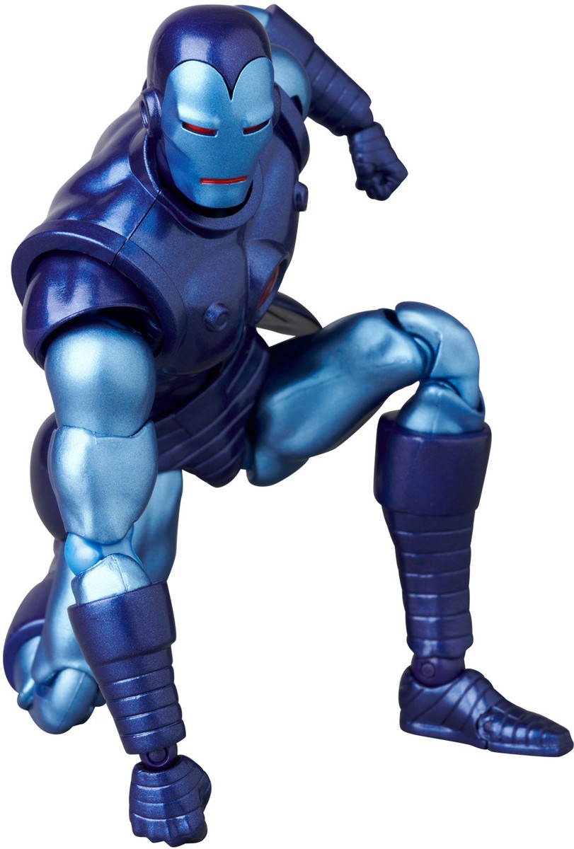 【開封品美品】MARVEL IRON MAN MAFEX 6インチフィギュア MAFEX Iron Man (Comic Ver.) Figure