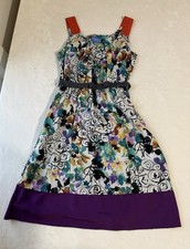 Simply Vera Vera Wang Floral Watercolor Sundress Women's 4